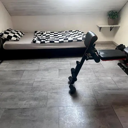 Modern Attic With Pool View Ac And Gym