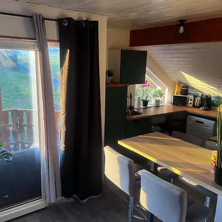 Modern Attic With Pool View Ac And Gym * Hütschenhausen
