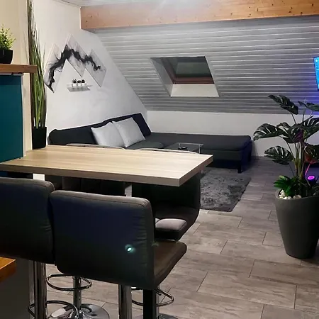 Modern Attic With Pool View Ac And Gym