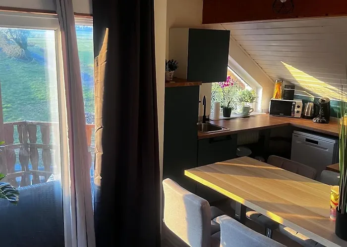 Modern Attic With Pool View Ac And Gym * Hutschenhausen