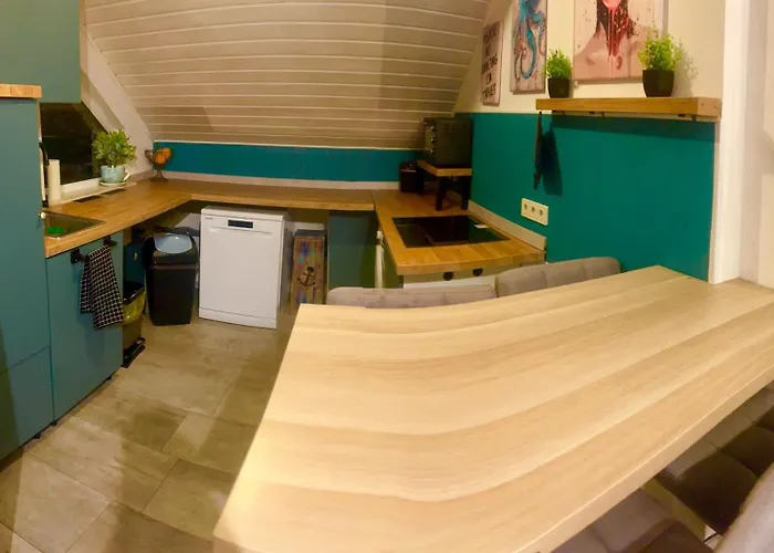 Modern Attic With Pool View Ac And Gym