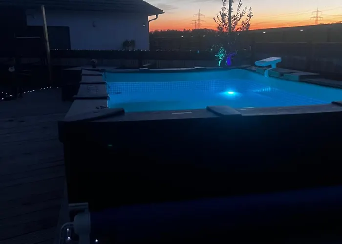 דירה Modern Attic With Pool View Ac And Gym Hutschenhausen